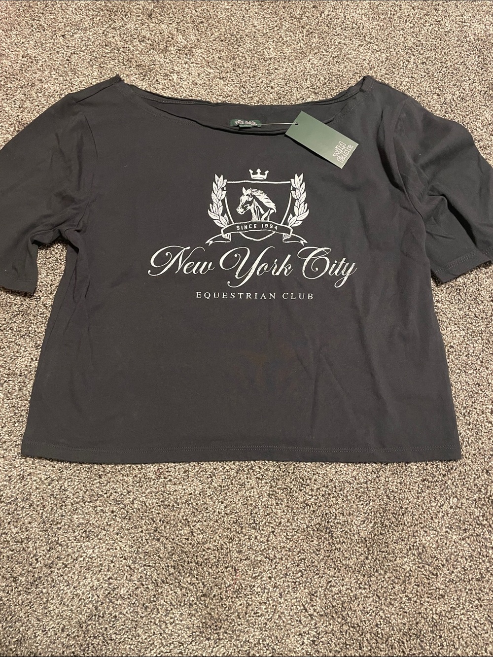 Wild fable cropped tee
